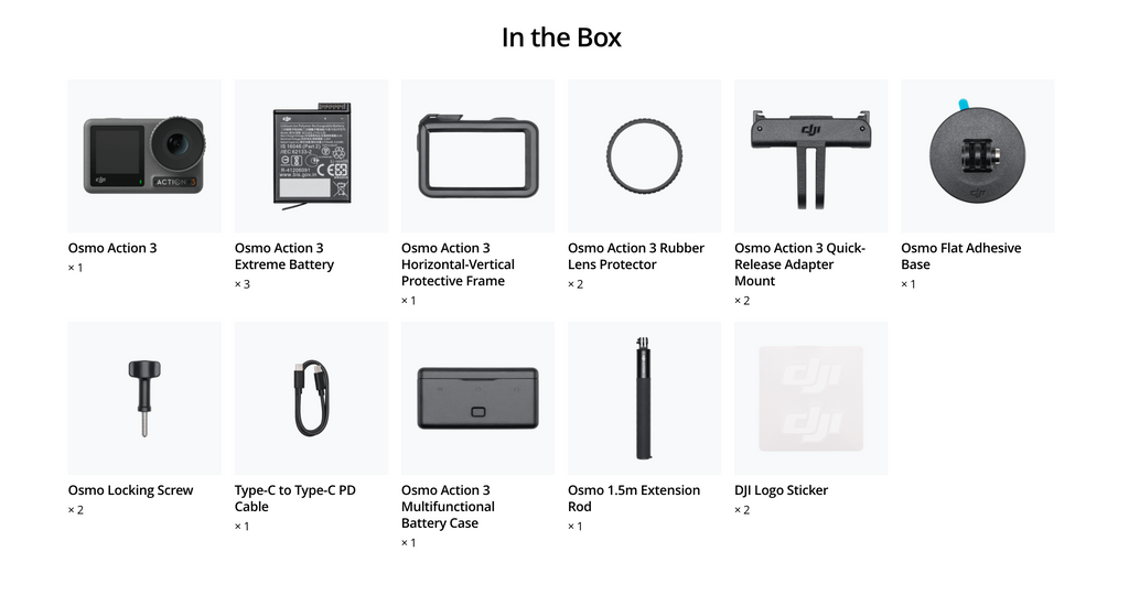 DJI Action 3 Adventure Combo - iN STOCK