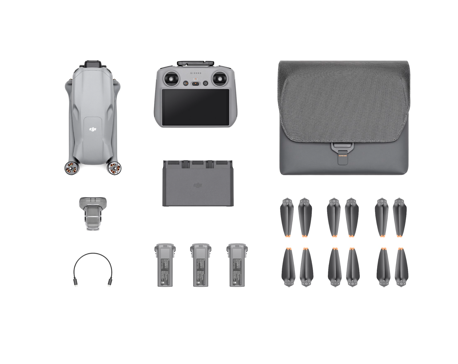 DJI Air 3 Fly More Combo (DJI RC 2) - Open Box