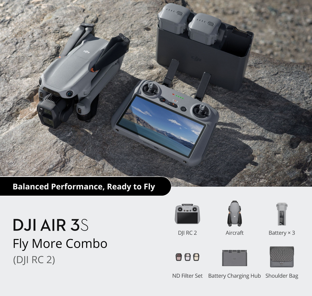 DJI Air 3S Fly More Value Combo (DJI RC 2)